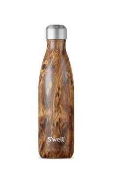 NEW S'WELL triple-layered vacuum 25oz bottles in teakwood
